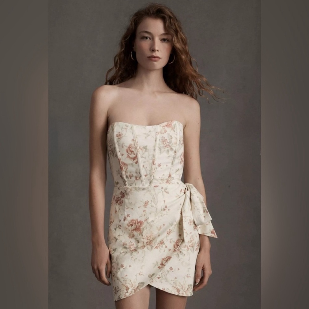 NWT V. Chapman Floral Nasturtium Dress Size 16
